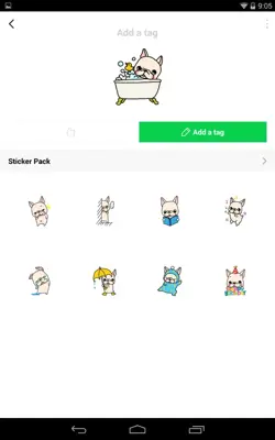 LINE Stickers android App screenshot 1