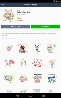 LINE Stickers android App screenshot 4